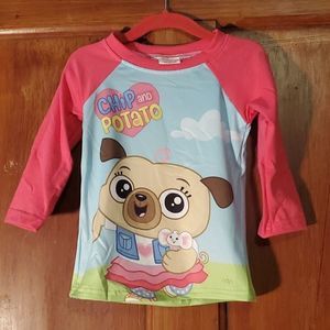 NEW CHIP AND POTATO 3/4 SLEEVE TEE